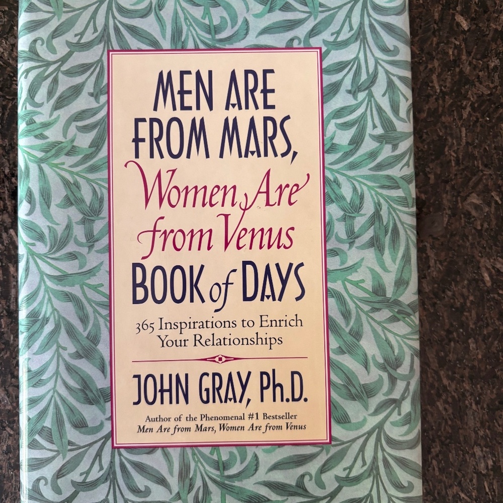 Men Are From Mars, Women Are From Venus, Book of Days